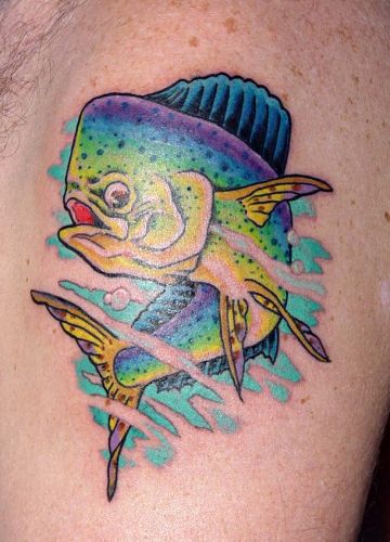 mahi mahi tattoo  Michael DiBacco  Flickr