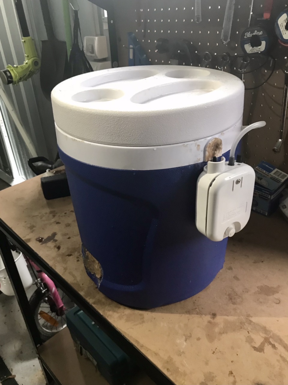 DIY Portable Bait Tank / Livewell - How to Build from a Cooler 