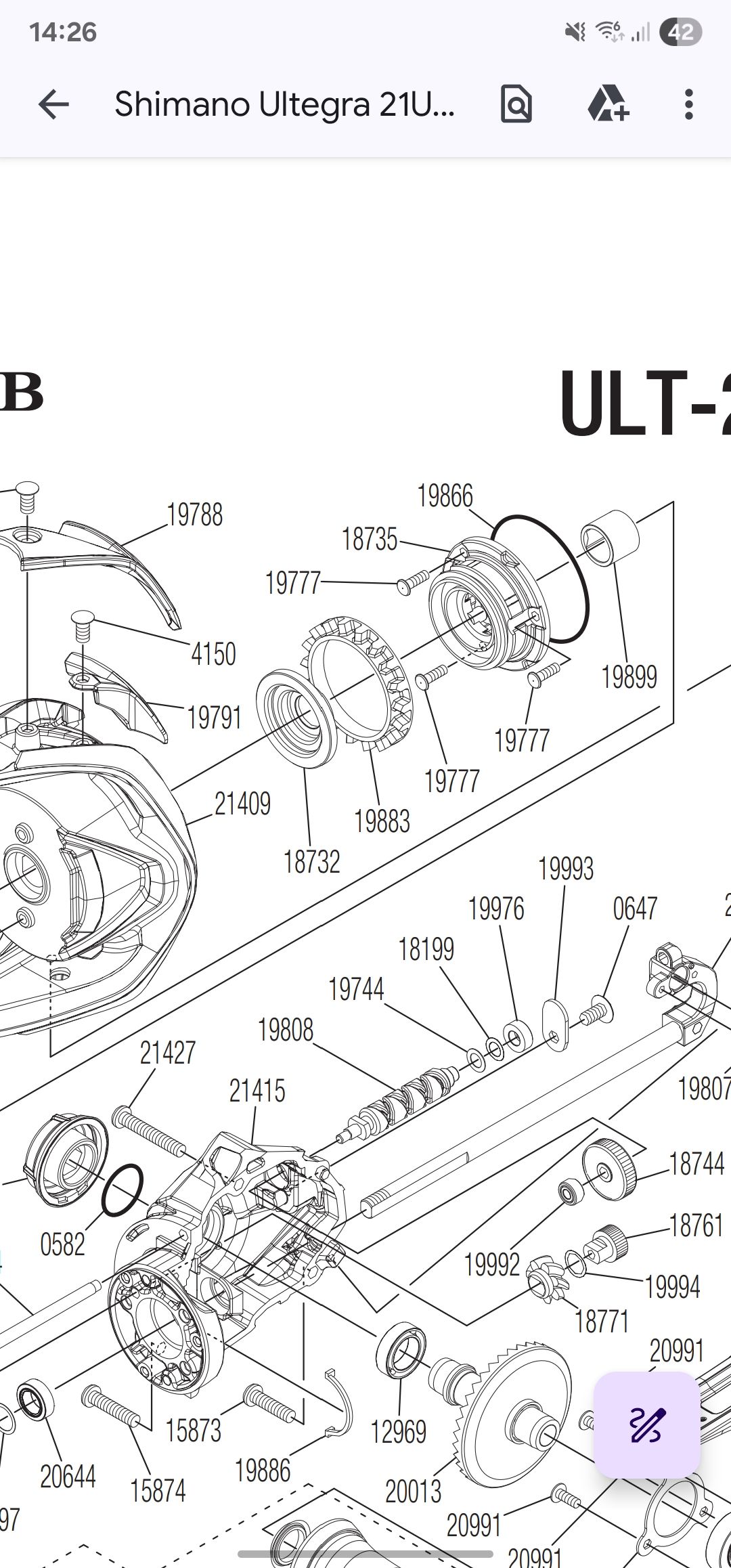 Shimano Line Roller RD10000 – Rullo Per Rotella Del Freno Per Mulinello Shimano (Parte Di Ricambio)